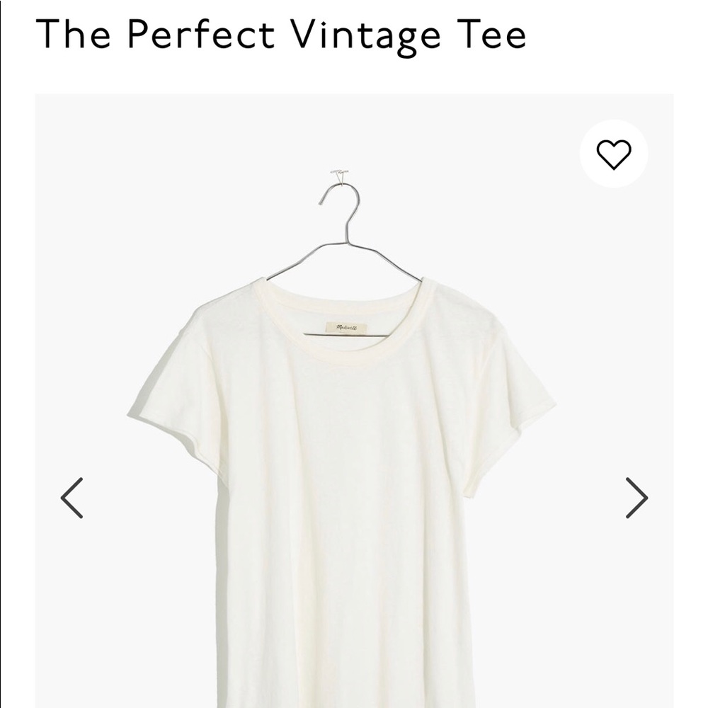 Madewell White Tee